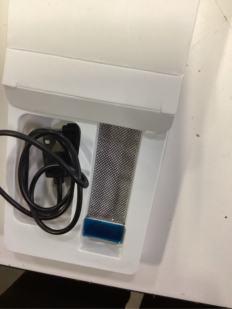 Condition photo showing As Is for smart watch for women men- 1000mah battery answer/make call, fitness step tracker watch with sleep monitor/activity counter/110+ sport mode for andriod iphone ios compatible - 3 straps, golden 1.83 modern golden