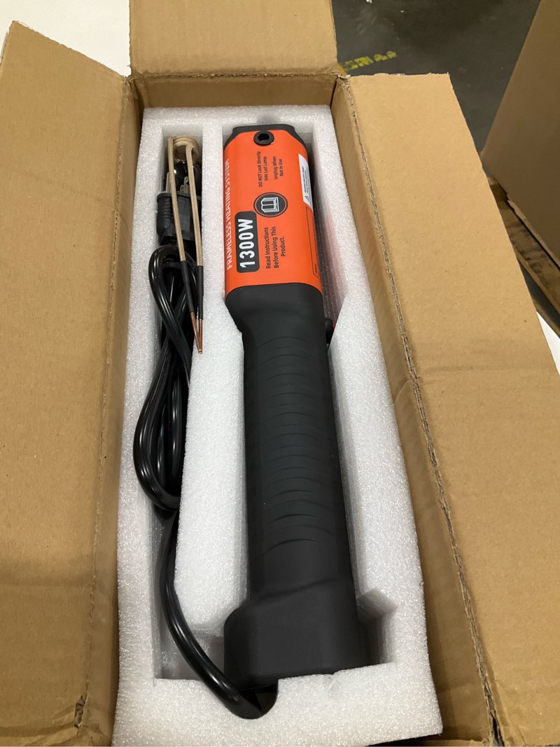 Condition photo showing Good Condition for induction heater bolt removal, 1300w 110v magnetic induction heater kit with 3 coils, handheld induction heater tool with 25s fast heating, professional heat induction tool for rusty screw removing