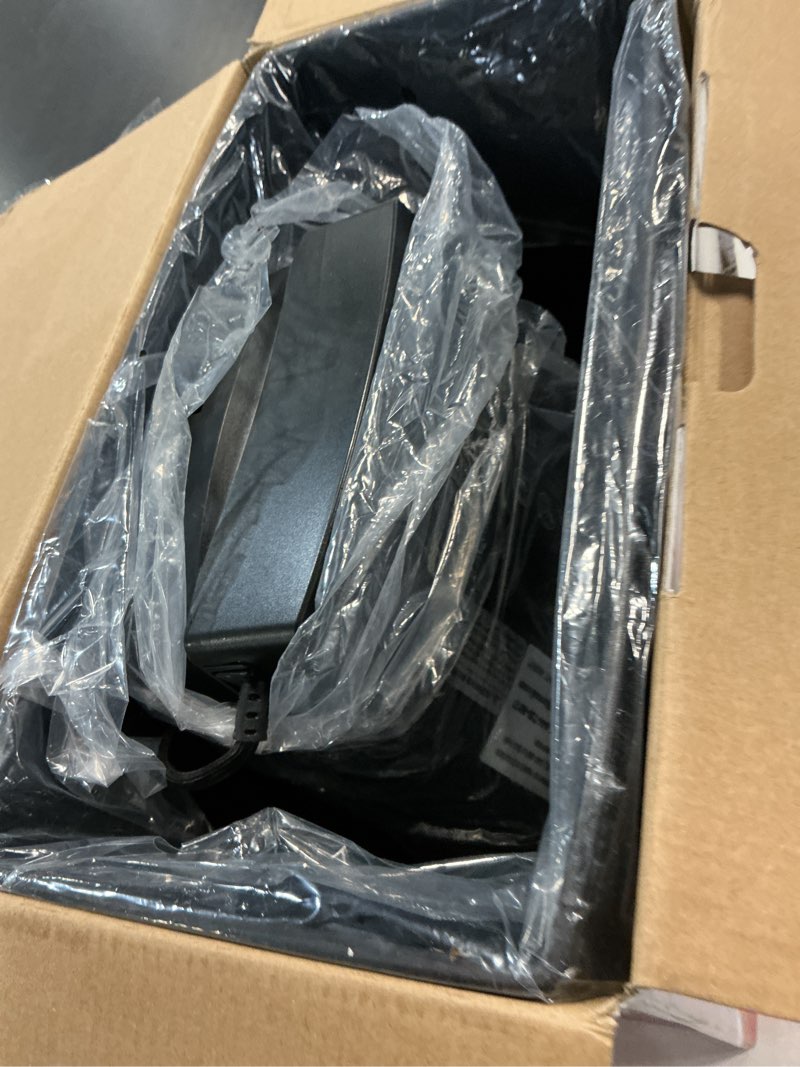 Condition photo showing As Is for pen+gear 6-sheet micro-cut paper/credit card shredder with 3.4 gallon bin  black home and office use