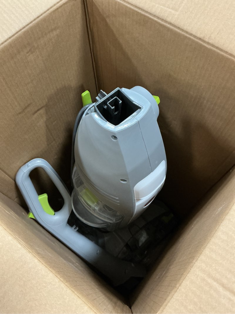 Condition photo showing As Is for Hoover FloorMate Deluxe Hard Floor Cleaner Machine, Lightweight Cleaning Machine, Floor Scrubber with Spin Scrub Brushes, Wash and Dry Mode, Ideal for Hardwood, Vinyl, Tile, Laminate and More