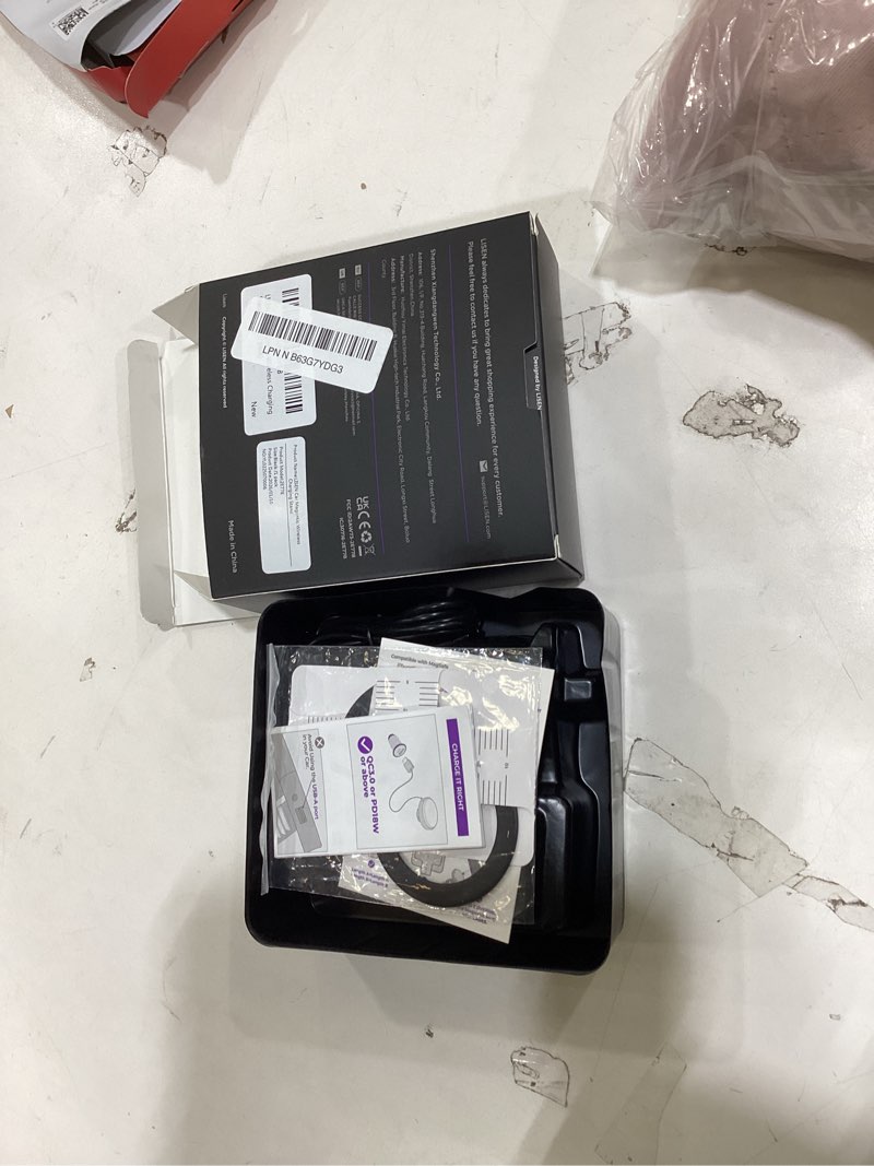 Condition photo showing Good Condition for LISEN for 15W MagSafe Car Mount Charger,Magnetic Wireless Cars Charger,Magnetic Phone Holder for Cars,Phone Holders for Your Car Accessories for Men Women Jeep Ford F150 for iPhone 17-12,Samsung,Gifts Black