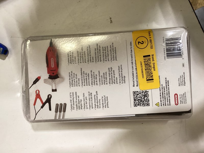 Condition photo showing As Is for electric sharpener 