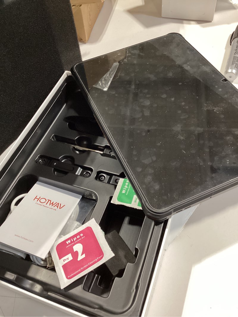 Condition photo showing As Is for similar to hotwav r10 pro rugged tablet, 20gb + 256gb/tf 1tb android 14 tablet, 10.1inch hd+ waterproof tablets, 10800mah battery, 13mp camera, octa-core/dual sim 4g/wlan 5/ip68&ip69k/face id/gps/otg orange