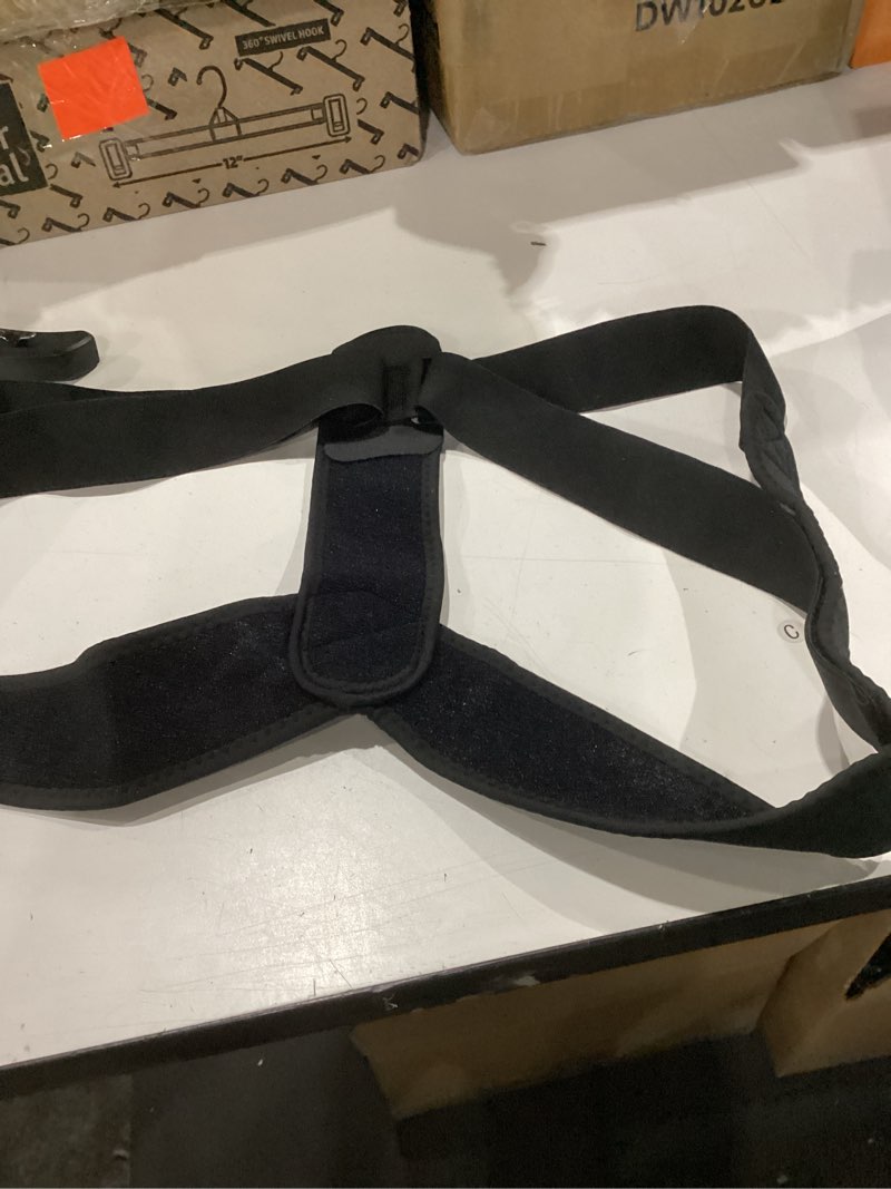 Condition photo showing New/Like New for Posture Corrector for Women and Men, Adjustable Upper & Mid Back Brace for Neck, Shoulder & Back Support, Breathable Back Straightener for Pain Relief and Better Posture XX