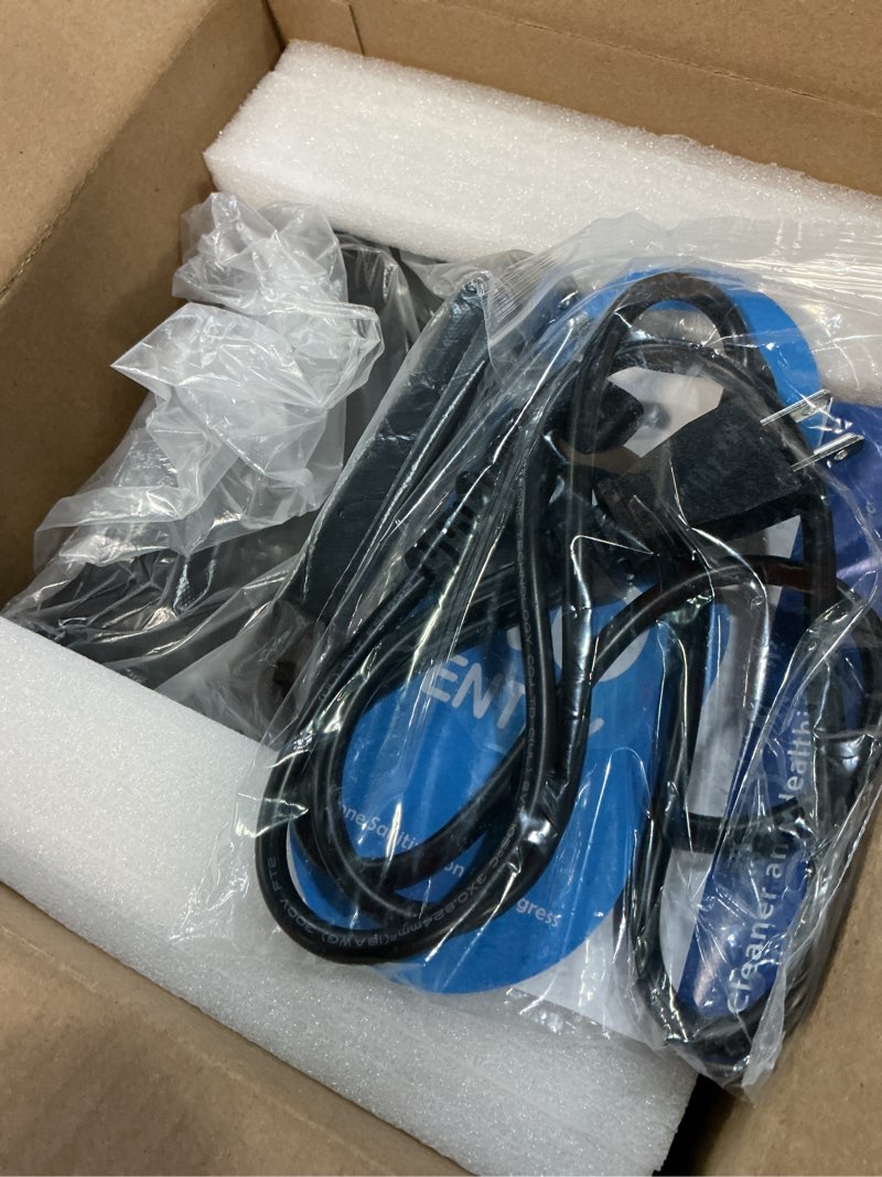 Condition photo showing Good Condition for onamor ozone generator 77000mg, ozone machine ionizer o3 deodorizer for home, basement, smoke, and pet room (eliminating odors area up to 4000 square feet, all metallic black) black 77000mg