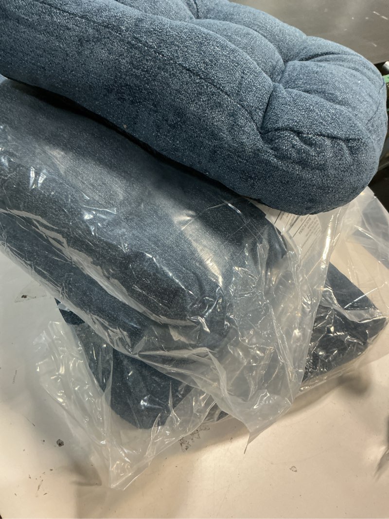 Condition photo showing Good Condition for downluxe chair cushions for dining chairs 4 pack, tufted indoor chair pads with non-slip bottom, u-shaped kitchen chair cushions, 17"x17"x4", navy navy 17"x17"x4"(4 pack)
