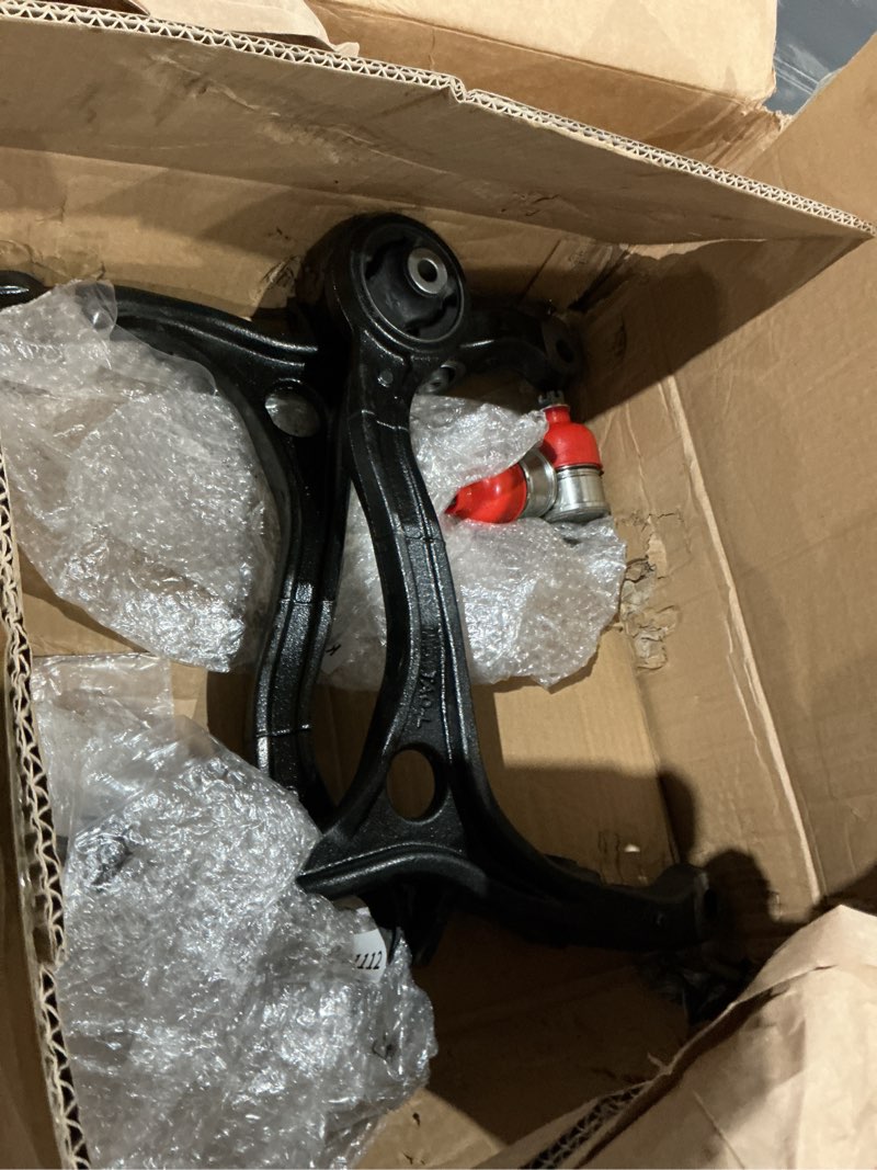 Condition photo showing As Is for a-premium front left lower control arm, with bushing, compatible with honda accord 2008-2012, acura tsx 2009-2014