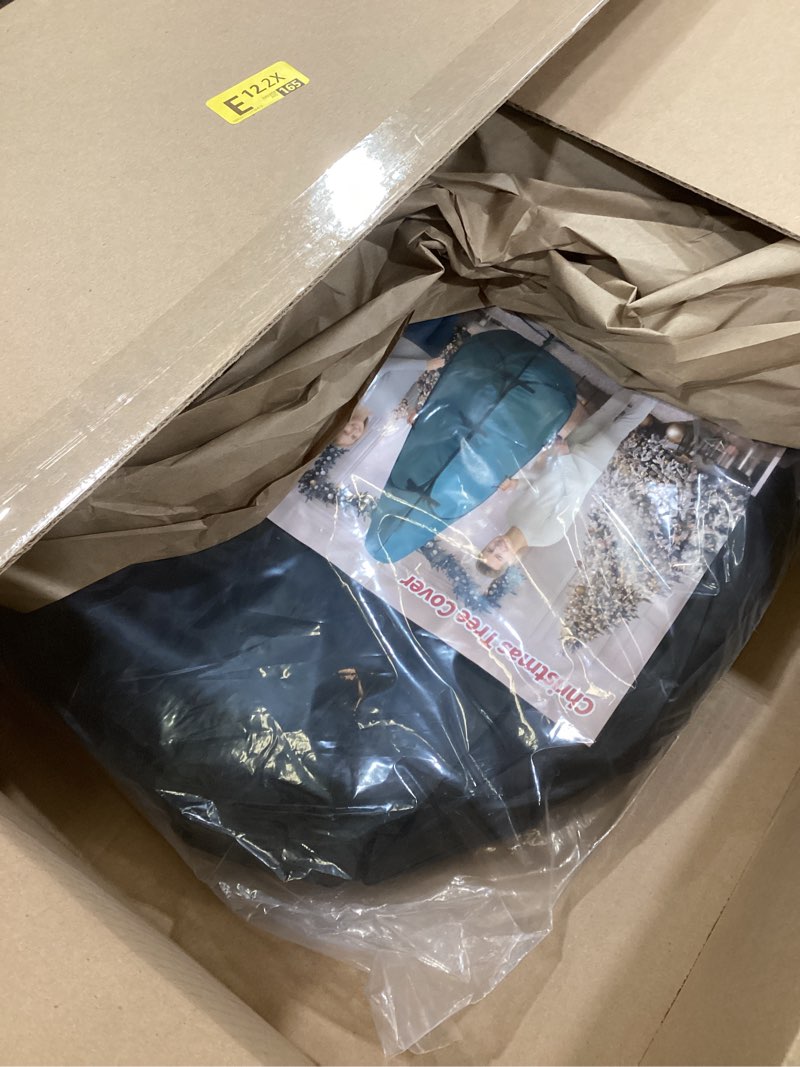 Condition photo showing Good Condition for Upright Christmas Tree Storage Bag 7.5 Ft, Christmas Tree Cover Fit for 6 Ft to 7.5 Ft, Christmas Tree Covers for Upright Storage, Christmas Tree Bag Green 7.5 FT