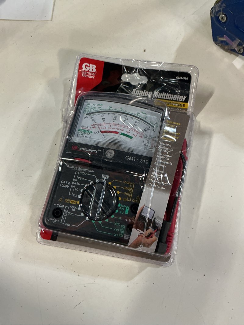 Condition photo showing Good Condition for gardner bender gmt-319 multimeter tester, rj-45 & rj-11, 7 function / 19 range 1000v black
