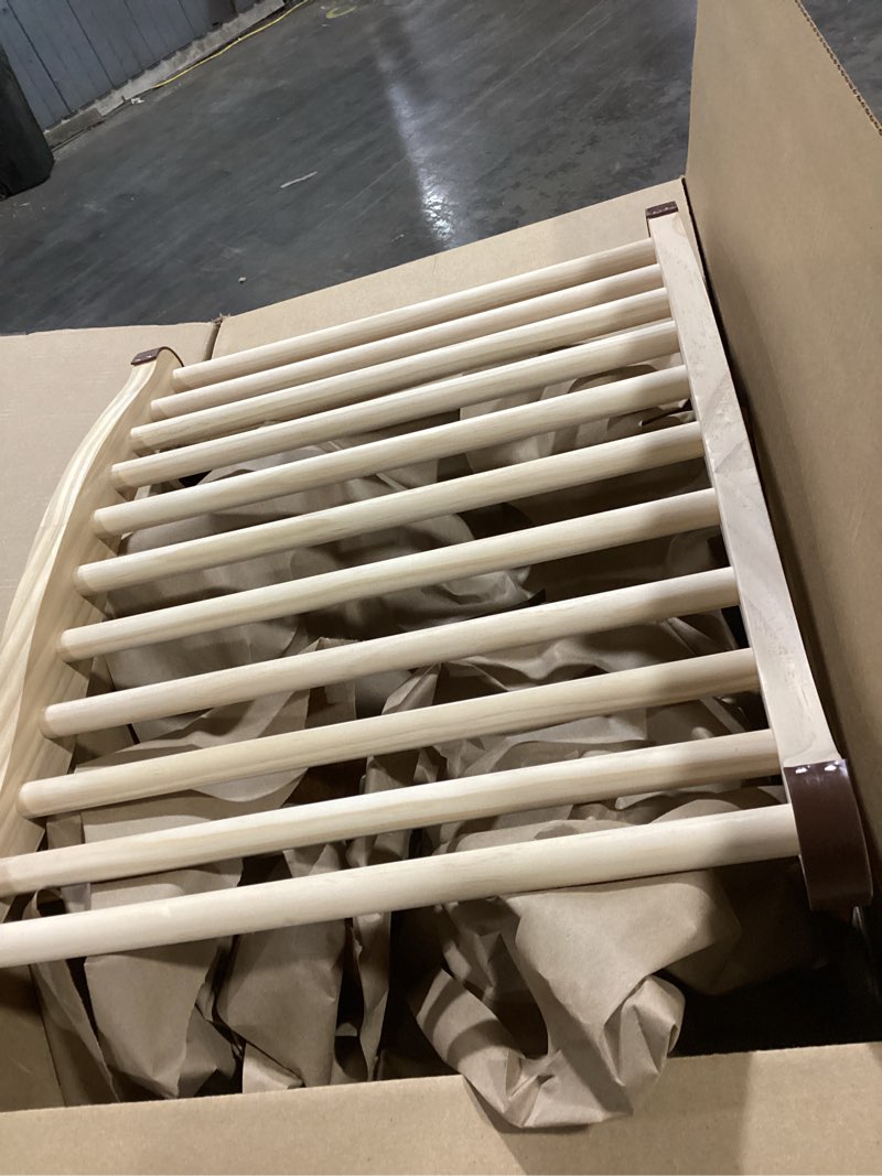 Condition photo showing As Is for Sauna Backrest Sauna Accessories Wooden Slip-Resistant Non-Toxic Comfortable S-Shape Design Sauna Chair - Sauna Accessories with Felt Sauna Hat, Seat Pad and Slippers for Any Barrel or Infrared Sauna