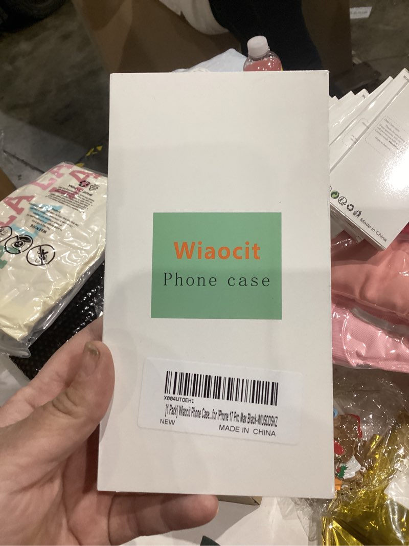 Condition photo showing New/Like New for Wiaocit Case for iPhone 17 Pro Max, Compatible with Magsafe, Military-Grade Protection, Translucent Matte Shockproof Magnetic Phone Case Cover, Black