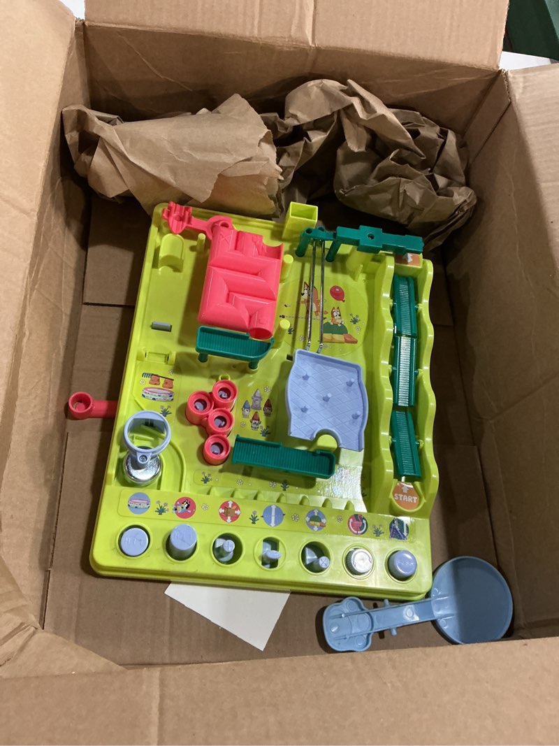 Condition photo showing As Is for TOMY Bluey Screwball Scramble Marble Maze - Beat-The-Clock Obstacle Course & Marble Run - Skill & Dexterity Challenge - 1–4 Players - Ages 5+