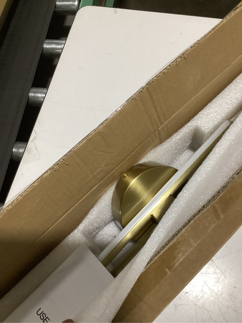 Condition photo showing As Is for Modern Gold Vanity Light Bathroom Wall Light Fixtures Over Mirror 35 Inch Long Dimmable 3-Light LED Bathroom Wall Lighting 5CCT(3000K/3800K/4500K/5200K/6000K) 35 Inches:Gold