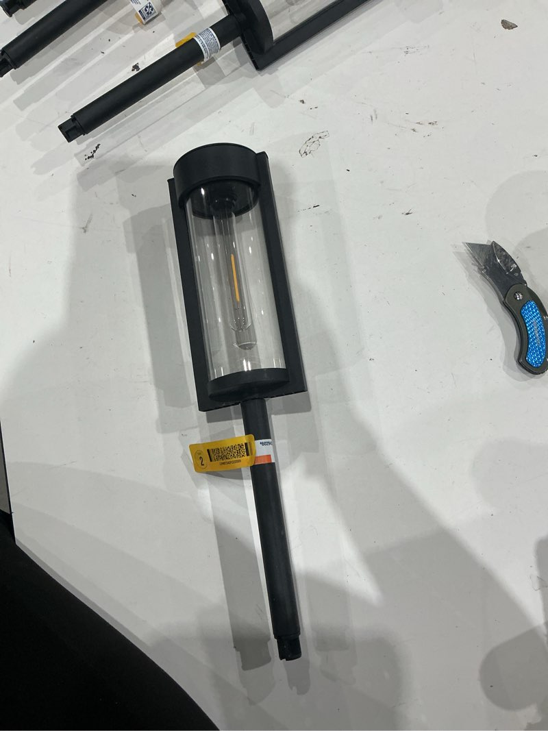 Condition photo showing Good Condition for harbor breeze 15 -lumens matte black solar led outdoor path light ( 3000-k )