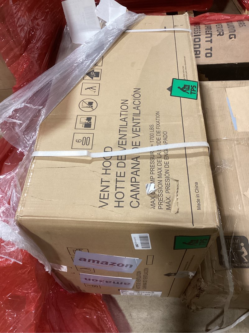 Condition photo showing New/Like New for GE Profile Smart Range Hood Insert | 30 Inch Kitchen Exhaust Fan with 4 Speeds, Dimmable LED Lights | Wifi Connectivity & Smart Home Kitchen Essentials for Frequent Cooks | 610 CFM | Stainless Steel