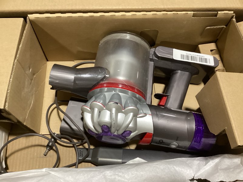 Condition photo showing As Is for Dyson V15s Detect Submarine? Wet Dry Vacuum, Yellow/Nickel