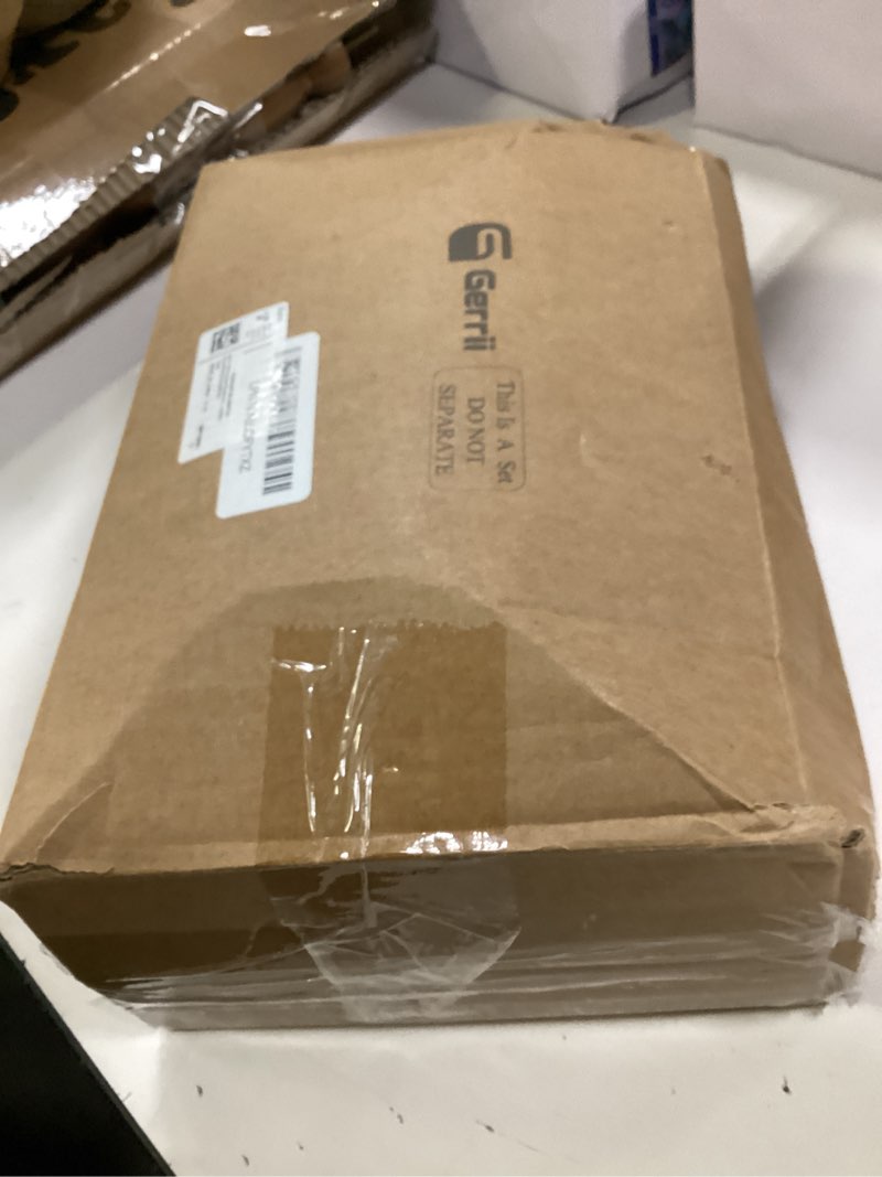 Condition photo showing New/Like New for Gerrii 100 Pcs Clear Plastic Individual Cupcake Boxes 3.5" Single Cupcake Containers Transparent Ornament Gift Box Clear Party Favor Boxes with Inserts and Ribbon for Wedding Baby Shower Party(White)