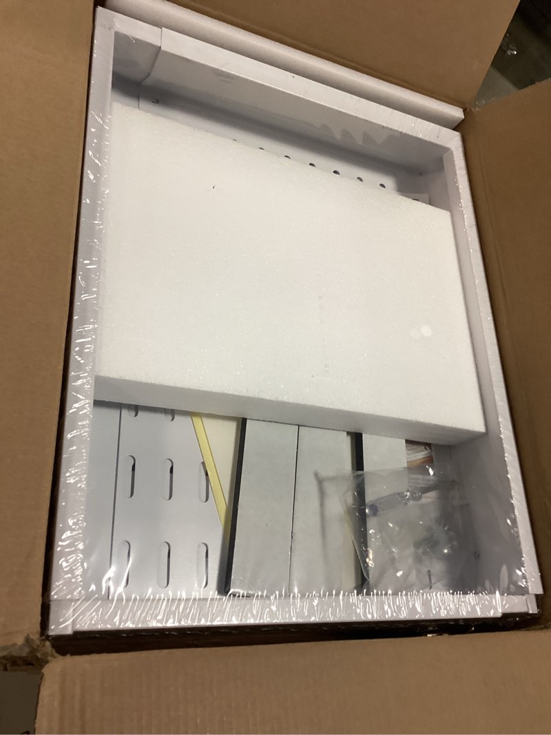 Condition photo showing New/Like New for 2 pack pull out cabinet organizer with raising pad for framed cabinets,expandable width (13"-21") and depth (17"-24"),3 slide rails slide out drawers with handle,no-drill roll out shelf,white white 13"-21"w x 17"-24"d(2pack)
