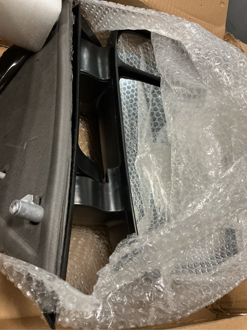 Condition photo showing Good Condition for marretoo left driver side mirror replacement for 2014-2025 promaster 1500 2500 3500 accessories 8+2 pins heated turn signals light power adjusted glass temperature sensor (lh) driver side(lh) power+lamp+heat