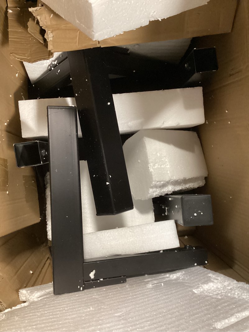 Condition photo showing As Is for SKM Washer and Dryer Pedestals Adjustable Universal Stand 40.9-66.14" L 20.47-33.07" W Heavy Duty Steel Laundry Pedestal 7 Legs 441LB for Front Load Washer Dryer Refrigerator, Black