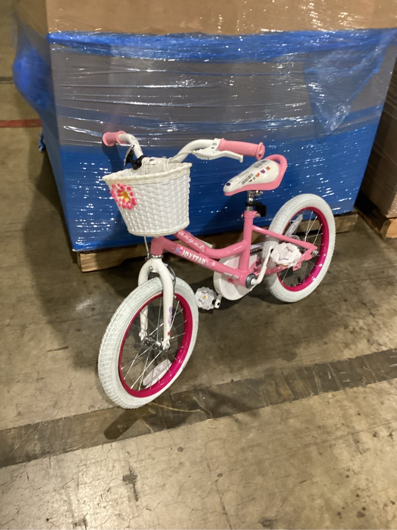 Condition photo showing As Is for joystar angel girls bike 18 inch kids bike with kickstand for 5-9 years old girls,toddler bicycle,pink