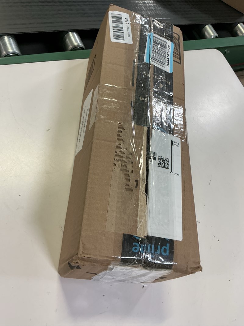 Condition photo showing As Is for Frost King P1025B/6 Polyethylene Sheeting, 10' x 25' x 6 mil., Black