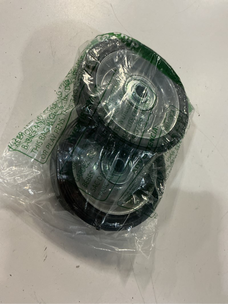 Condition photo showing Good Condition for ar-pro (2-pack) 5" x 1.2" flat free solid rubber wheel assemblies - replacement hand truck wheels with ball bearings and 1/2" bore hole diameter - heavy-duty solid rubber tire 88 lbs load capacity 5"x1.2