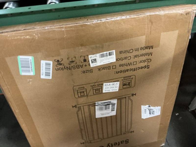 Condition photo showing New/Like New for Baby Gate for Doorways Stairs Hallway 85.8-90.5 Inch Wide, Walk Through Child Gates with Pressure Mounted Extention Kit, Indoor Safety Child Gates for Kids or Pets