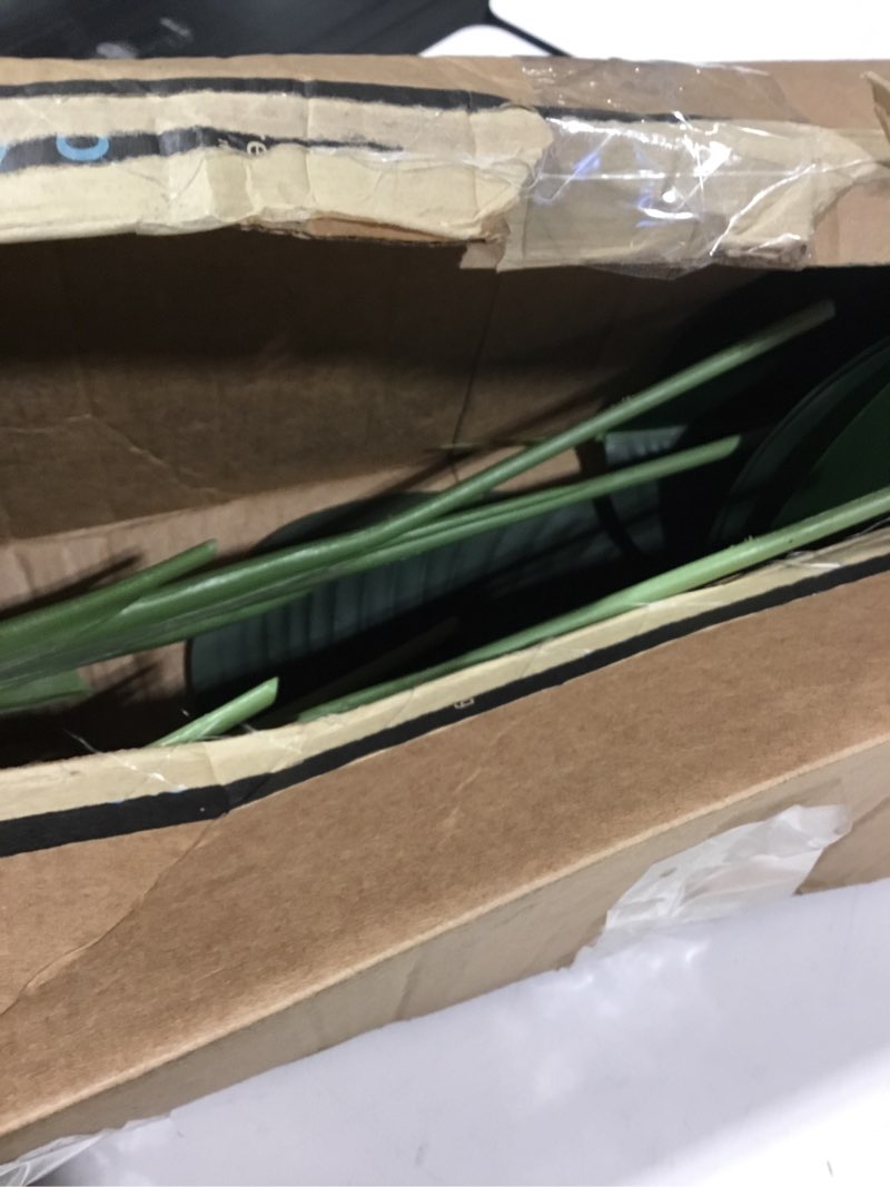 Condition photo showing As Is for Lifelike Bird of Paradise Artificial Plant 4ft Faux Banana Leaf Tree with 9 Trunks for Home Decor - Perfect Indoor Silk Floor Plant for Living Room, Office, and Bedroom Ambiance Enhancement 1 4ft