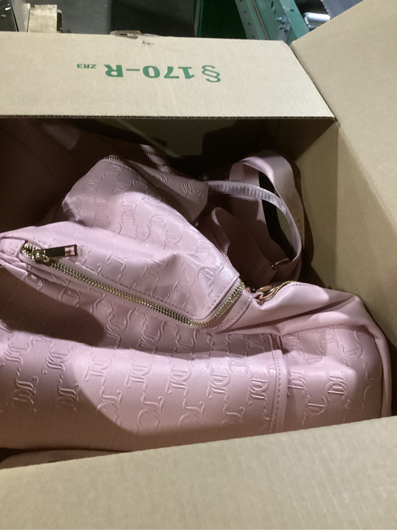 Condition photo showing Good Condition for Juicy Couture All About That Bling Weekender One Size Pink Diamond