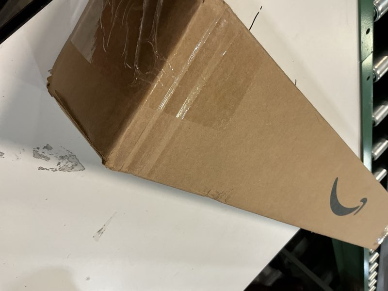 Condition photo showing Good Condition for LazBlinds No Tools No Drill Cordless Bamboo Roman Shades, Privacy Window Treatment, Roll Up Bamboo Blinds for Windows 33'' W x 64'' H, Driftwood Privacy-driftwood 33" W x 64" H