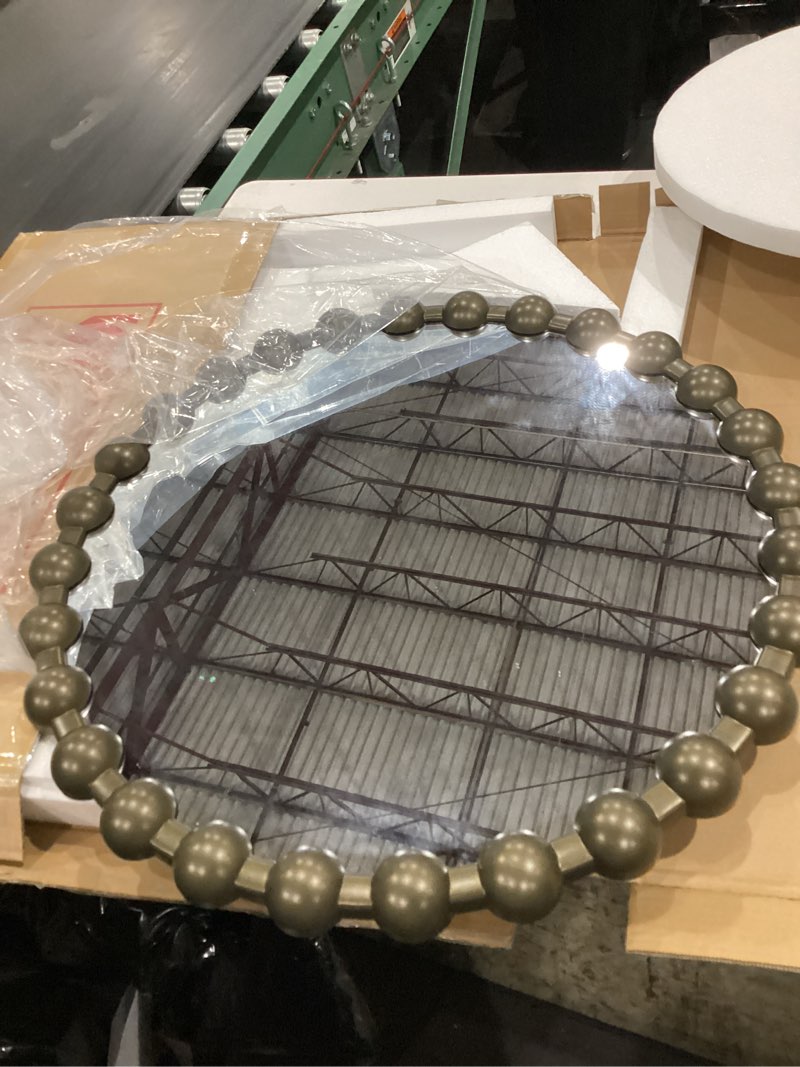 Condition photo showing Good Condition for iron bead wall mirror to enhance the overall otyle