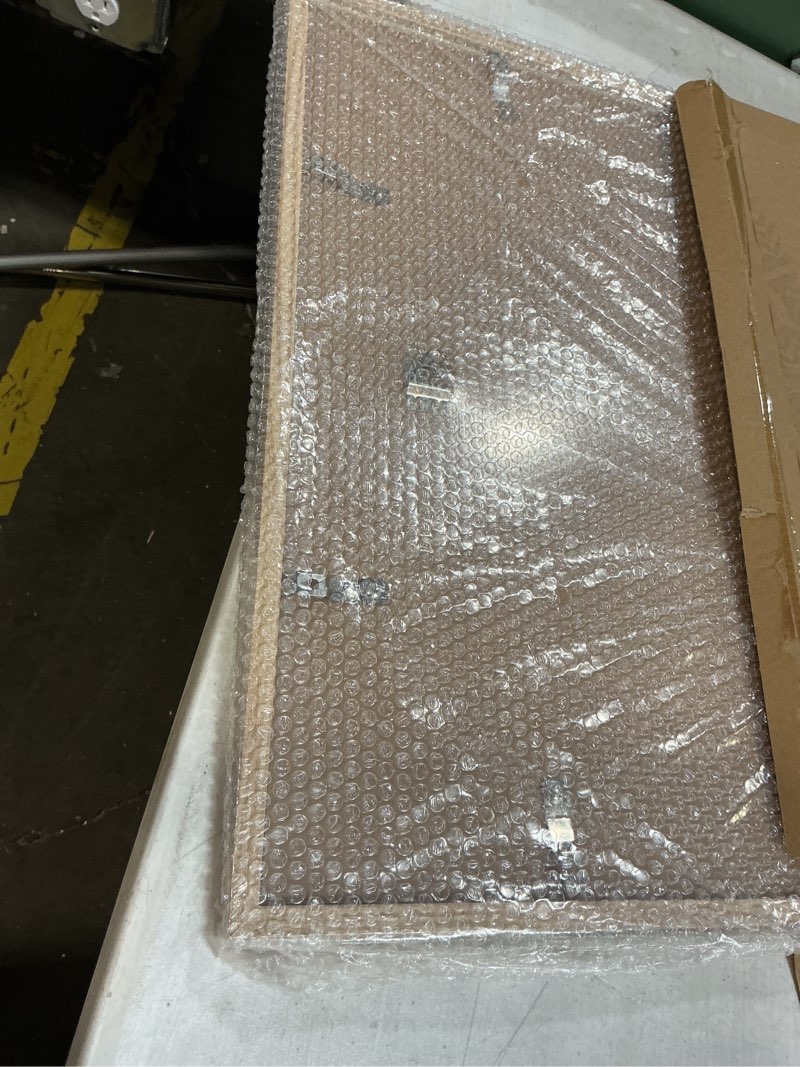 Condition photo showing As Is for upsimples 18x24 Picture Frame, Display Pictures 16x20 with Mat or 18 x 24 Without, Wall Hanging Poster Frames, Natural, 1 Pack Natural 18x24