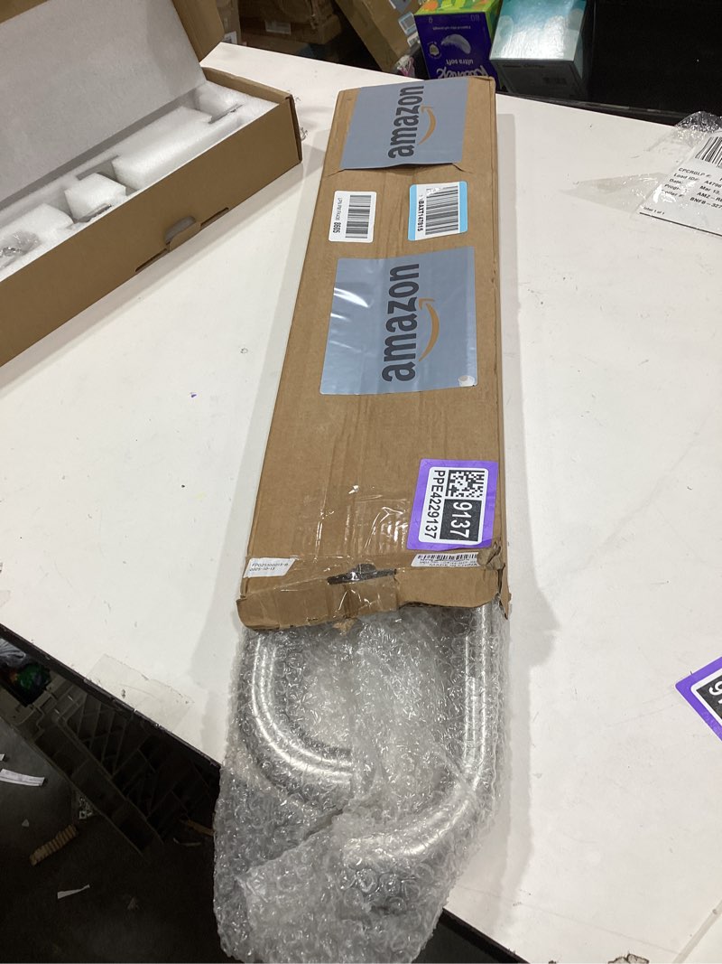 Condition photo showing New/Like New for 2 Pack 24 Inch Shower Grab Bar, iMomwee Satin Brushed Nickel Stainless Steel Bathroom Grab Bar Handle,Shower Balance Bar,Safety Hand Rail Support,Handicap Elderly Senior Assist Handle(1.25" Diameter) 24 Inch Brushed Nickel