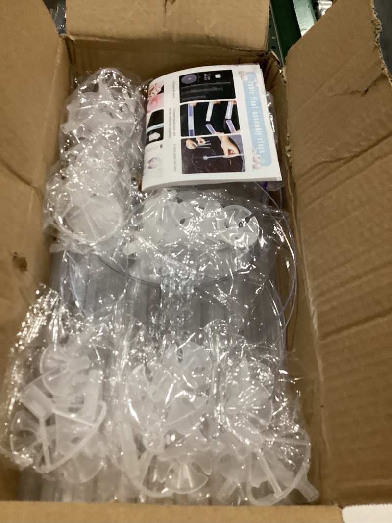 Condition photo showing Good Condition for JOYYPOP 8 Sets Balloon Stand Kit For Table, Balloon Sticks with Base Birthday Graduation Party Decorations Wedding 8 Pack Clear