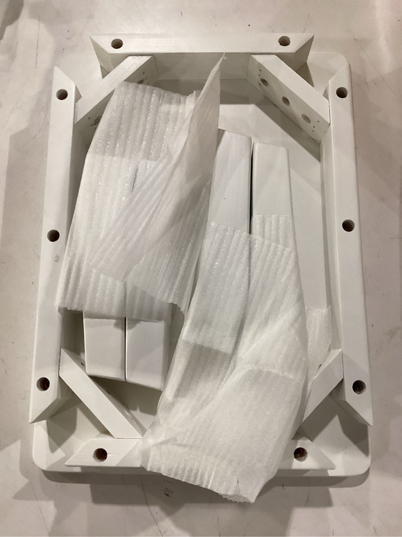 Condition photo showing Good Condition for houchics white step stool,one step stool for adult kids,wood bedside step stools for kitchen,bathroom,bedroom(white)