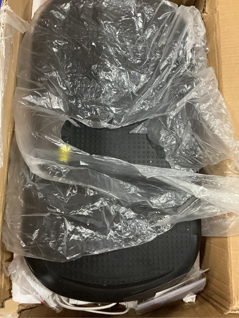 Condition photo showing New/Like New for merach vibration plate exercise machine, vibration plate 440 lbs capacity, bluetooth and silicone pedal, stimulate deep fat, vibration plate for lymphatic drainage, vibrating for weight loss black