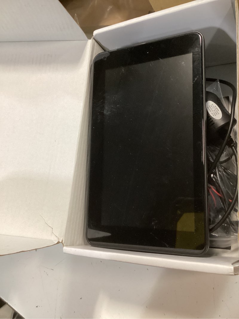 Condition photo showing Good Condition for portable wireless with apple carplay and android auto screen for car, 7" hd touch screen car stereo with mirror link, bluetooth 5.2, backup camera, aux,fm transmitter for all vehicle