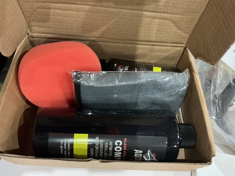 Condition photo showing Good Condition for cerium oxide glass polishing kit - remove scratches, water spots & restore clarity | windshield scratch remover with polish & sealant | complete diy kit