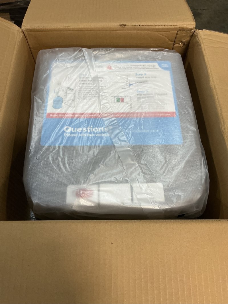 Condition photo showing New/Like New for Brio Bottom Loading Water Cooler Dispenser for 5 Gallon Bottles - 3 Temperatures with Hot, Room & Cold Spouts, Child Safety Lock, LED Display with Empty Bottle Alert, Stainless Steel