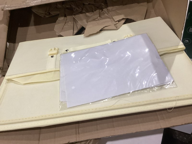 Condition photo showing Good Condition for hangerworld wedding dress storage box bridal gown preservation kit including 10 sheets of archival acid free tissue paper (medium, ivory) medium ivory