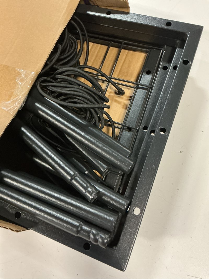 Condition photo showing Good Condition for Large Garage Ball Storage Rack with Wheels–Rolling Sports Equipment Organizer Freestanding Ball Holder for Basketball Soccer Volleyball Football–Sports Ball Storage for Garage Gym School Home Large size