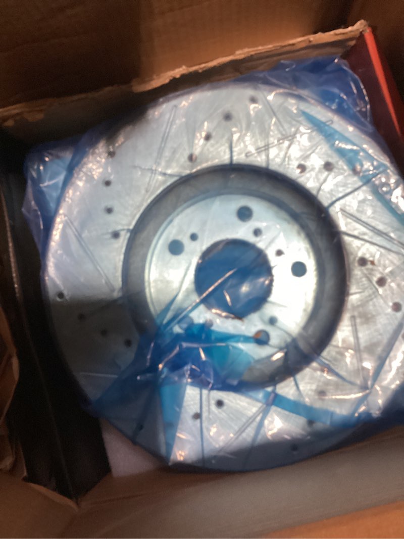 Condition photo showing Good Condition for A-Premium 12.4 inch(315mm) Rear Drilled and Slotted Disc Brake Rotors+Ceramic Pads Kit Compatible with Select Chevy, Buick, Cadillac, Saab Models - Malibu Limited Allure LaCrosse Regal XTS Impala 9-5