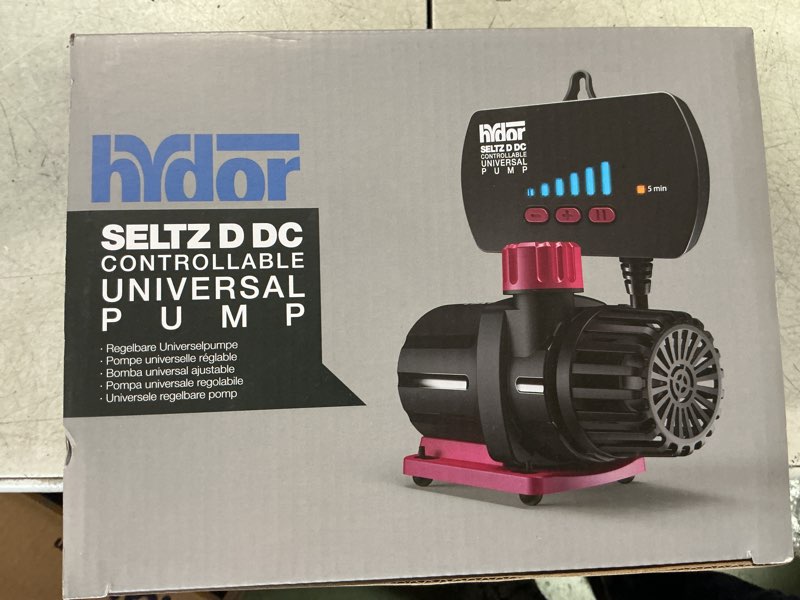 Condition photo showing New/Like New for Hydor Seltz D DC Controllable Universal Pump 500 GPH, 750 GPH and 1000 GPH for Aquariums, Reefs, Pon