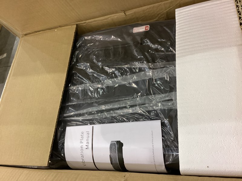 Condition photo showing As Is for Vibration Plate Exercise Machine 450 Lbs Capacity,Vibrating Plate for Lymphatic Drainage,Power Shake Plate 199 Speeds for Weight Loss,Full Body Vibration Platform Machines for Women Men