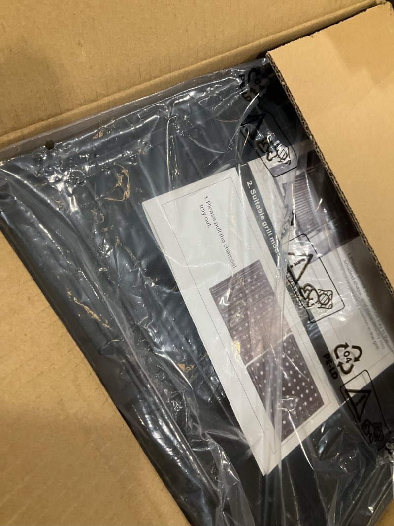 Condition photo showing New/Like New for SafBbcue PS9900 47183T-21 Charcoal Tray for Smoke Hollow Grill HC4518L PS9500 Parts, Stretchable Charcoal Pan for 8500 SH19030119 SH19030219 SH9916 & for Expert Grill 24 Replacement Part, 15-28 inches 13" x 15-28"