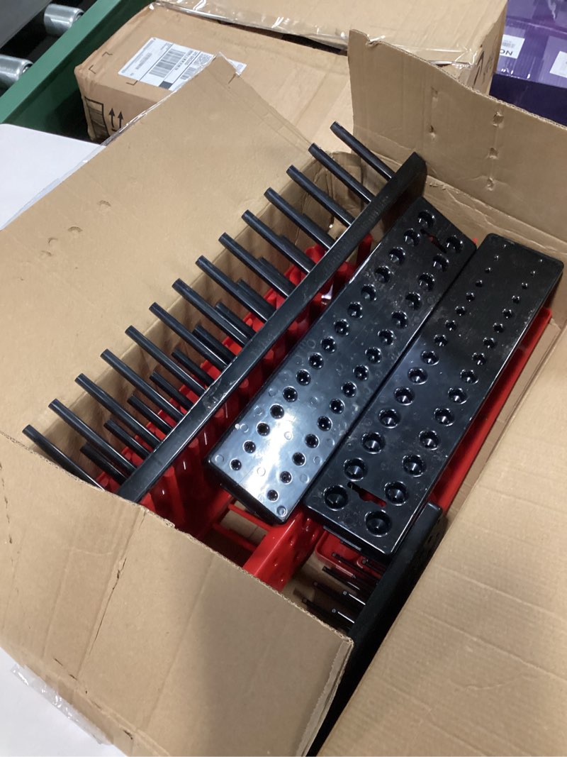 Condition photo showing Good Condition for Socket Holder Organizer Multifunction Plastic Socket Storage Rack Tray for Garage Workshop