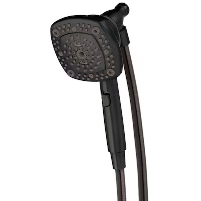 Oxygenics EasyConnect w/ Colossus 8.0 -Spray Oil Rubbed Bronze 4.53-in Square High