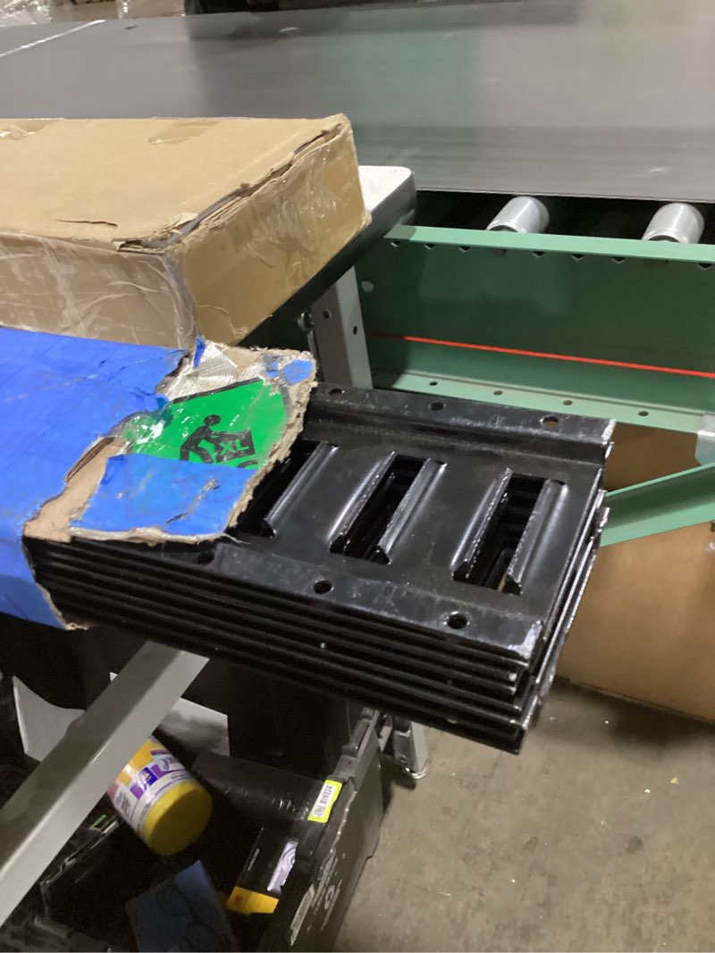 Condition photo showing As Is for E Track 4'?8Pack? with Powder-Coated Steel Trailer Tie Down for Garages, Trucks, Pickups, and Vans, E-Track Rail Reliable Cargo Restraint (Screws Not Included) 4 Ft-4-Pack