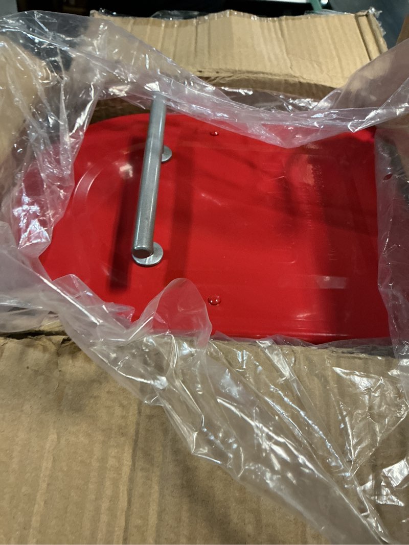 Condition photo showing Good Condition for Architectural Mailboxes 7900-7R-SR Boulder Mailbox, Red Red Mailbox